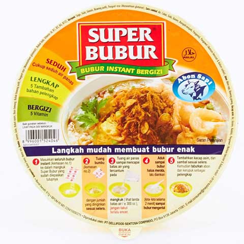 SUPER BUBUR ABON SAPI CUP 3X51gr